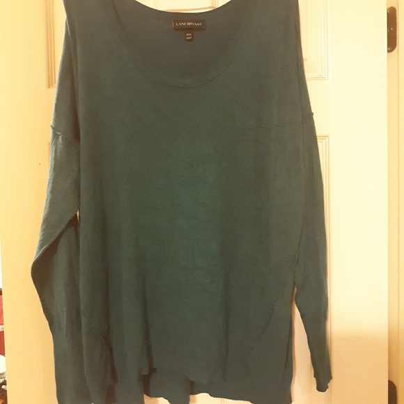 Lane Bryant Teal Sweater - Picture 1 of 3
